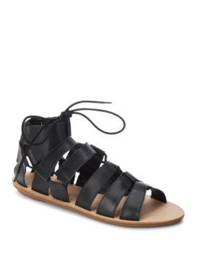 Shop Loeffler Randall Broad Band Gladiator Sandals In Black