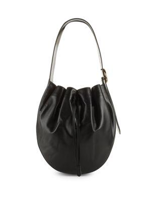 Stella Mccartney Faux-leather Bucket Shoulder Bag In Black | ModeSens