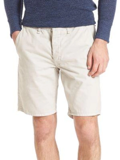 Shop Rag & Bone Standard Issue Shorts In Pale Grey