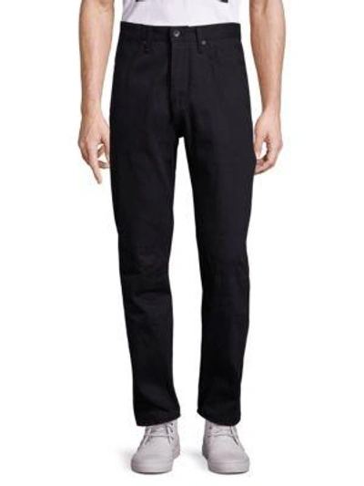 Shop Rag & Bone Engineer Tapered-fit Jeans In Black Selvage