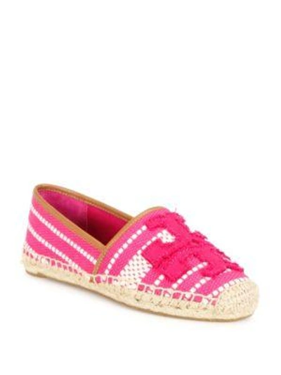 Shop Tory Burch Shaw Espadrille Flats In Hibiscus