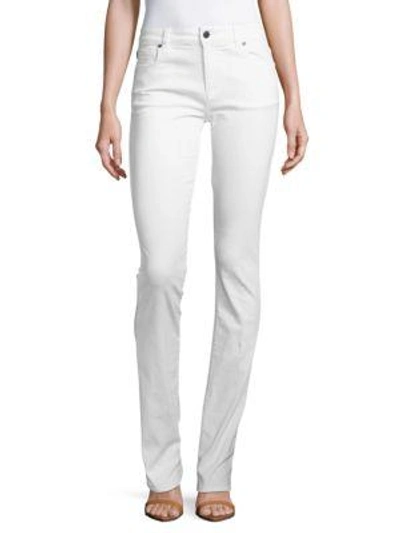 Shop Tom Ford Solid Skinny Jeans In Chalk