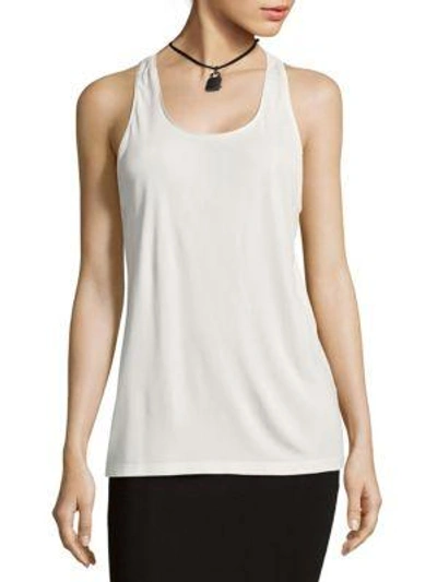 Shop Tom Ford Canotta Tank Top In Chalk