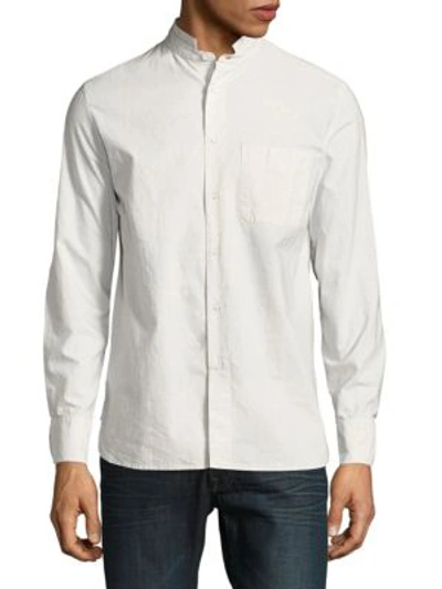 Shop Rag & Bone Casual Cotton Button-down Shirt In White