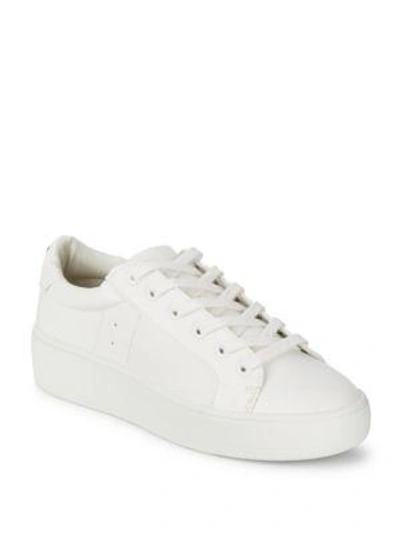 Shop Steve Madden Bertie Padded Sneakers In White