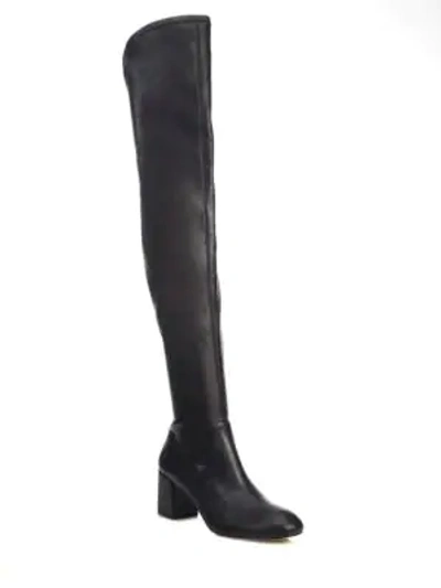 Shop Rebecca Minkoff Lauren Over-the-knee Stretch Boots In Black