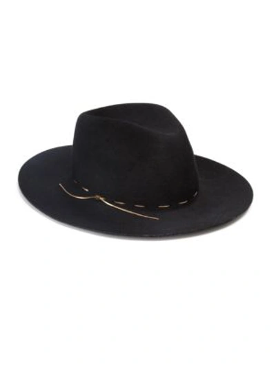 Shop Eugenia Kim Georgina Wool Fedora In Black