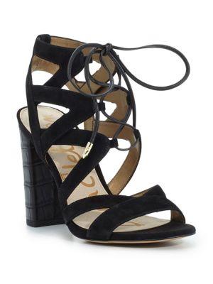 sam edelman lace up heels