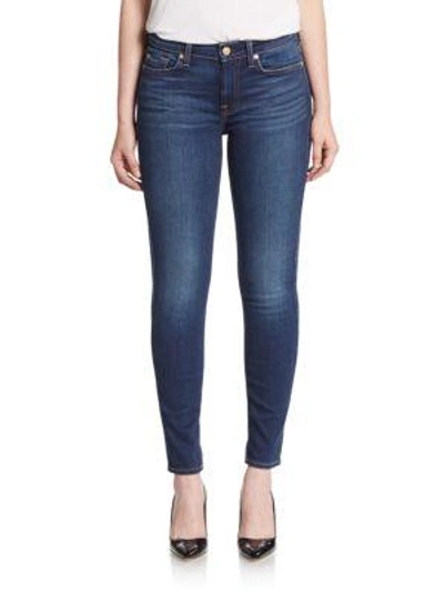 Shop 7 For All Mankind Gwenevere Ankle Skinny Jeans In Blue