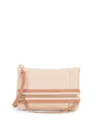 Shop See By Chloé Zoey Leather Crossbody Bag In Nude