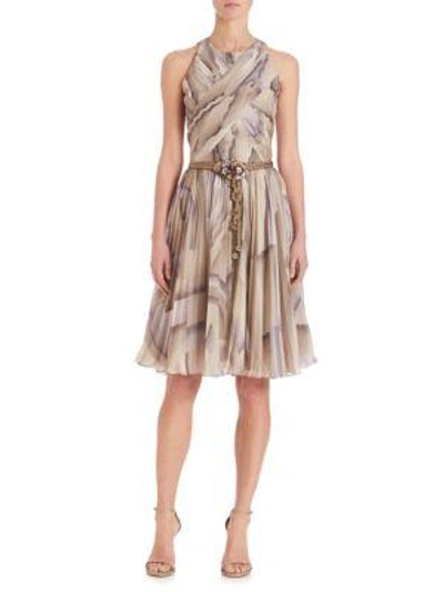 Shop Ralph Lauren Lucille Printed Dress In Multicolor