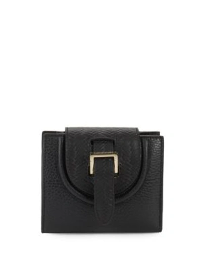 Shop Meli Melo Halo Leather Mini Wallet In Black