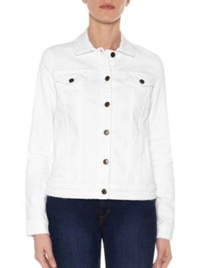 Shop Joe's Jeans Relaxed Cotton Button-down Jacket In Bailey