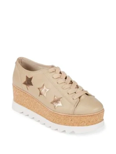 Shop Steve Madden Kaya Low-top Platform Sneakers In Natural