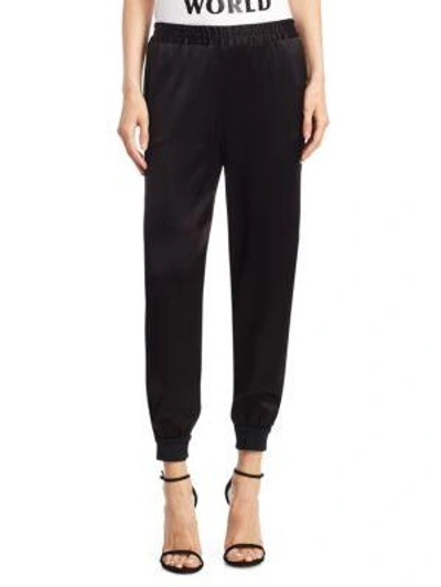 Shop Alice And Olivia Pete Elasticized Pants In Black