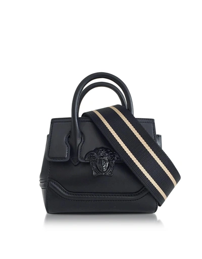 Versace Palazzo Empire Black Leather Mini Handbag | ModeSens