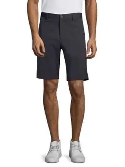 Shop Theory Zaine Zip-fly Shorts In Hydro