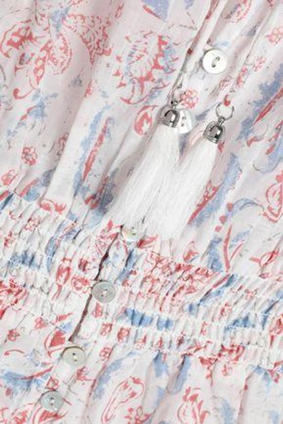 Shop Zimmermann Woman Zephyr Printed Cotton-voile Playsuit White