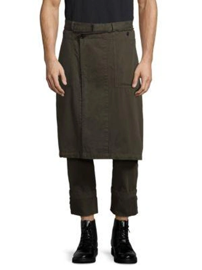 Shop Dries Van Noten Chic Cotton Pants In Khaki