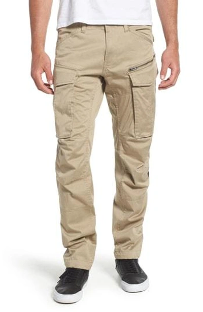 Shop G-star Raw Rovik Tapered Fit Cargo Pants In Dune
