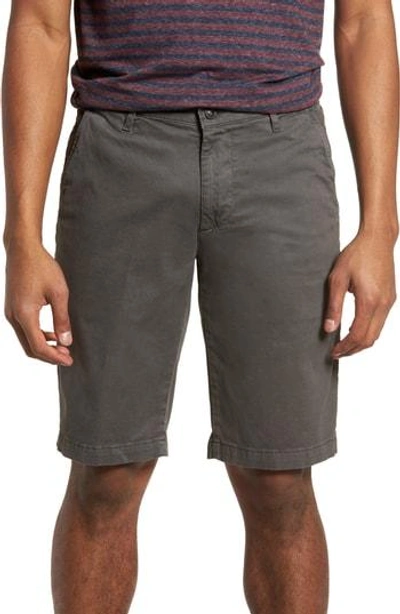Shop Ag 'griffin' Chino Shorts In Sulfur Smoke Grey