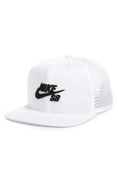 Shop Nike Performance Trucker Hat - White In White/ Black/ Black/ Black