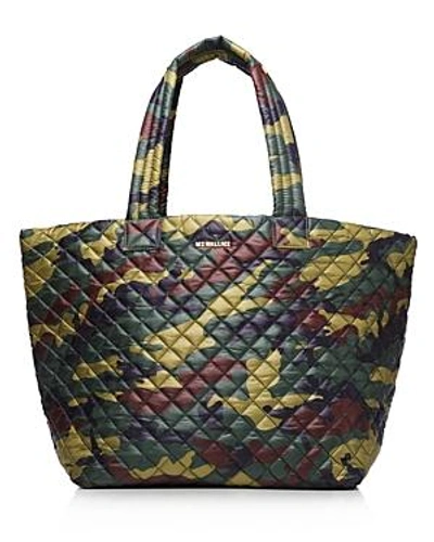 Shop Mz Wallace Oxford Metro Large Camo Print Tote In Quilted Camo