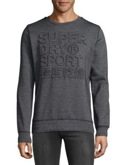 Shop Superdry Gym Tech Sweatshirt In Black