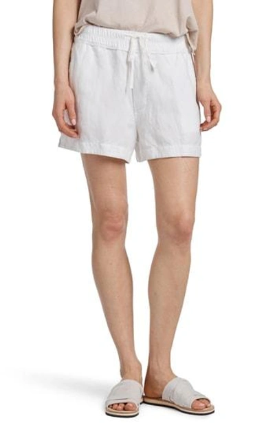 Shop James Perse Easy Shorts In White