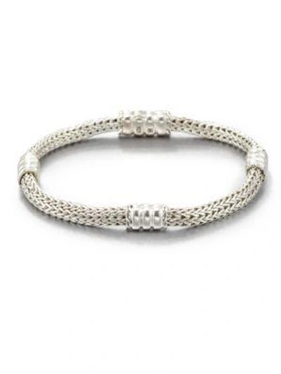 Shop John Hardy Women's Sterling Silver Woven Bracelet