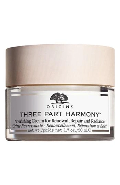 Shop Origins Three-part Harmony(tm) Nourishing Cream For Renewal, Repair & Radiance