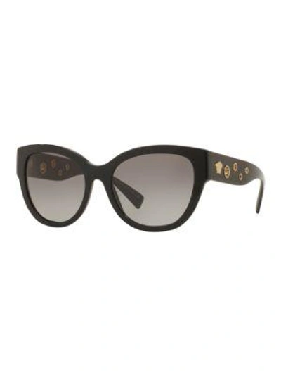 Shop Versace 0ve4314 Butterfly Gradient Sunglasses In Havana
