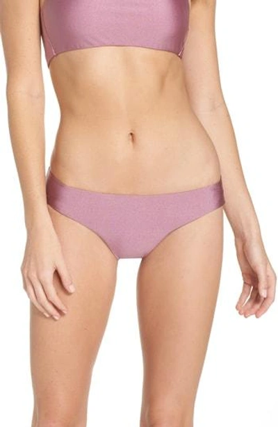 Shop Becca Ballerina Bikini Bottoms In Mauve