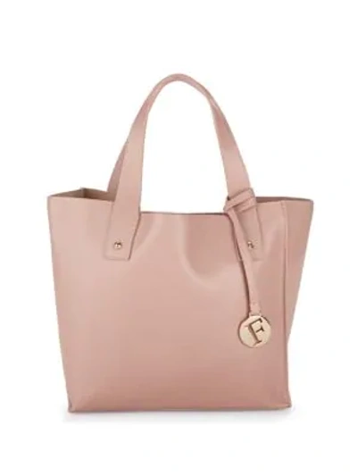 NWT FURLA FLORENCE LEATHER FLORENCE TOTE MOONSTONE