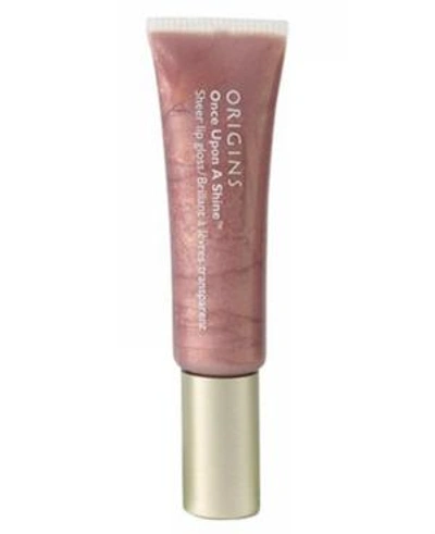 Shop Origins Once Upon A Shine Sheer Lip Gloss In Sheer Ruby