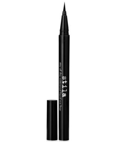 Shop Stila Stay All Day Waterproof Liquid Eye Liner In Intense Black - Jet Black