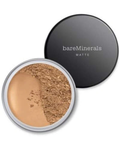 Shop Bareminerals Matte Loose Powder Foundation Spf 15 In Golden Tan 20 - For Medium To Tan Skin With Neutral Undertones