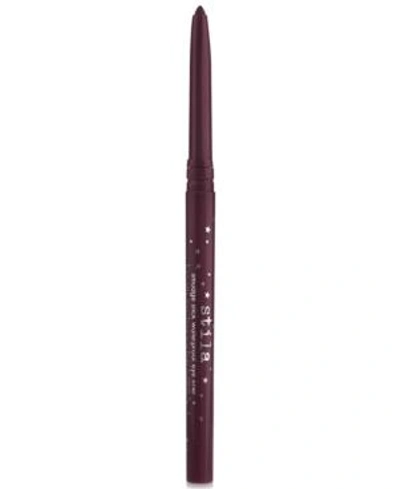 Shop Stila Smudge Stick Waterproof Eye Liner In Deep Burgundy - Matte Black Plum