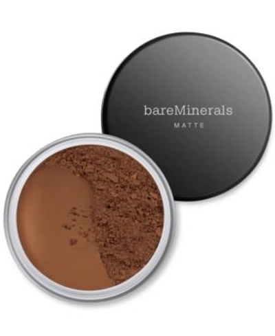 Shop Bareminerals Matte Loose Powder Foundation Spf 15 In Deepest Deep 30 - For Deepest Skin With Cool Undertones