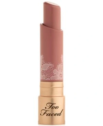 Shop Too Faced Natural Nudes Intense Color Coconut Butter Lipstick In Birthday Suit