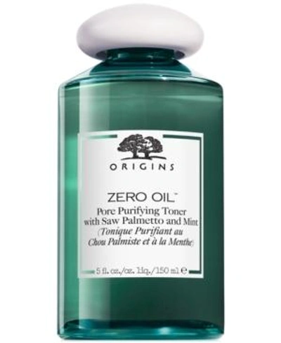 Shop Origins Zero Oil Pore Purifying Toner With Saw Palmetto & Mint, 5 Oz.