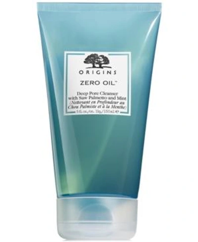 Shop Origins Zero Oil Deep Pore Cleanser With Saw Palmetto & Mint, 5 Fl. oz