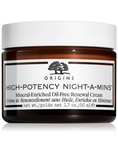 Shop Origins High-potency Night-a-mins Mineral-enriched Oil-free Renewal Cream, 1.7 oz