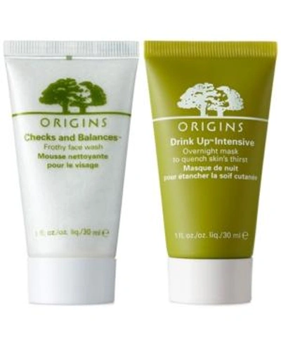 Shop Origins Receive A Free Drink Up Intensive, 30ml And Checks And Balances, 30ml With Any $65  Purchase