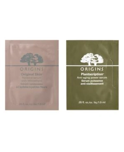 Shop Origins Choose Your  Serum Sample With Any Beauty Purchase