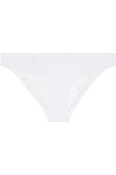 Shop La Perla Woman Low-rise Bikini Briefs White