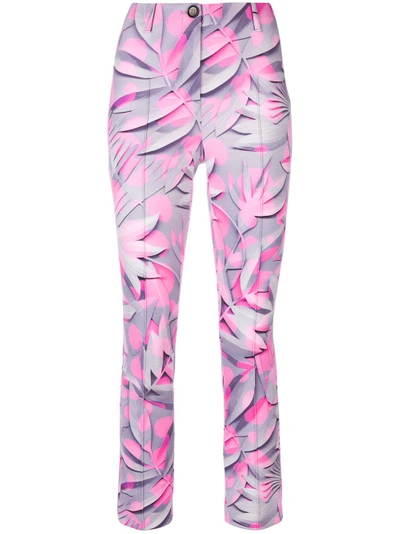 Shop Marc Cain Printed Cropped Trousers