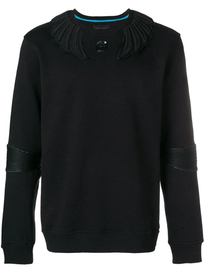 Shop Frankie Morello Appliqué Detailed Sweatshirt