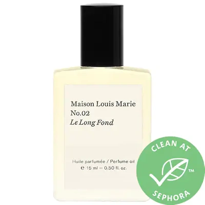 Shop Maison Louis Marie No.02 Le Long Fond Perfume Oil 0.50 oz/ 15ml