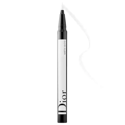 Shop Dior Show On Stage Liquid Eyeliner 001 Matte White .01 oz/ 0.55 ml